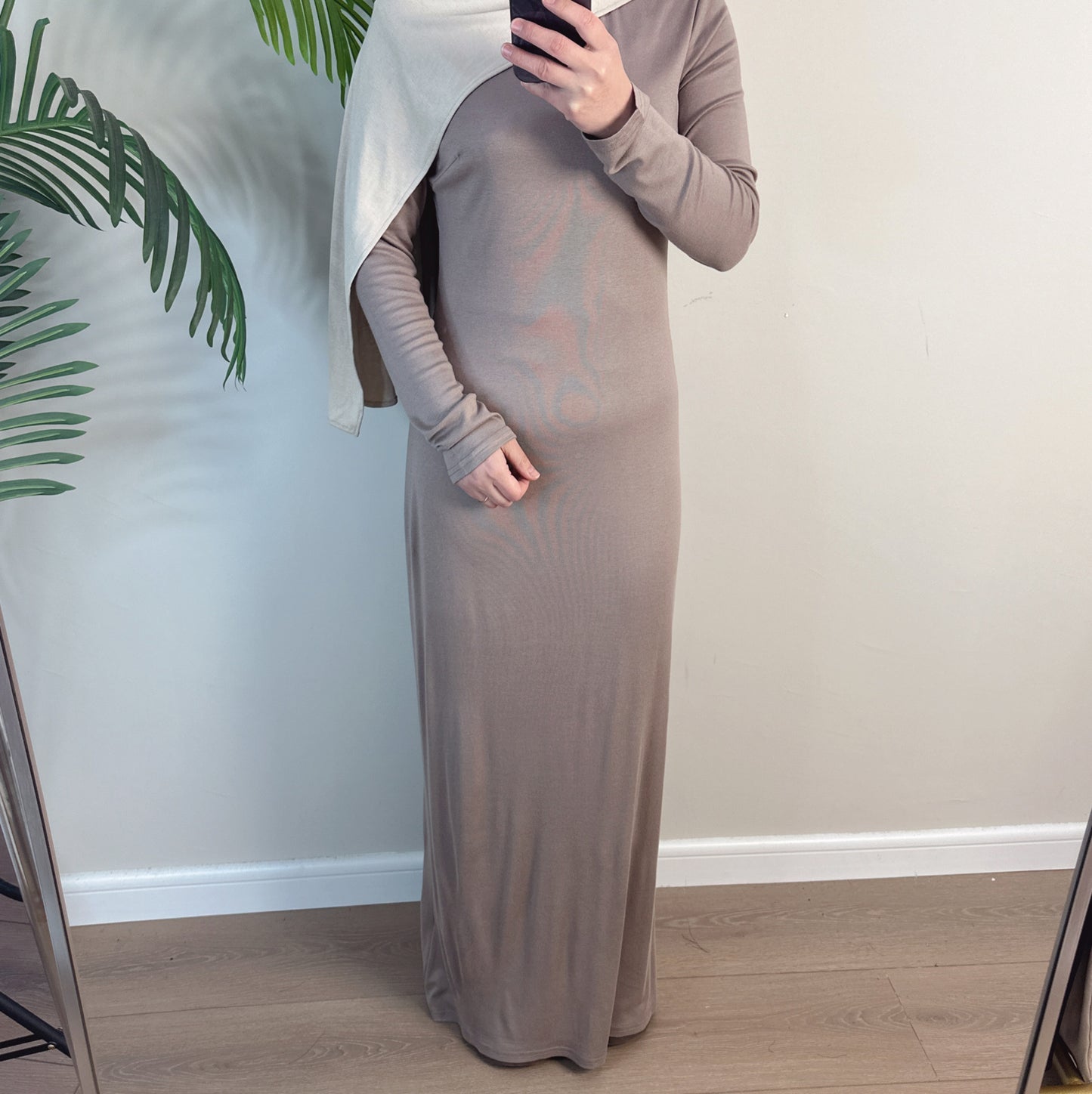 Women's Solid Modal Cotton Dress