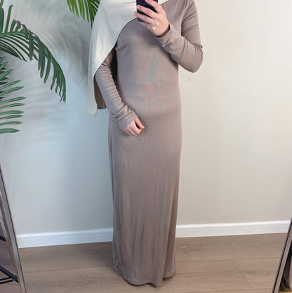 Women's Solid Modal Cotton Dress