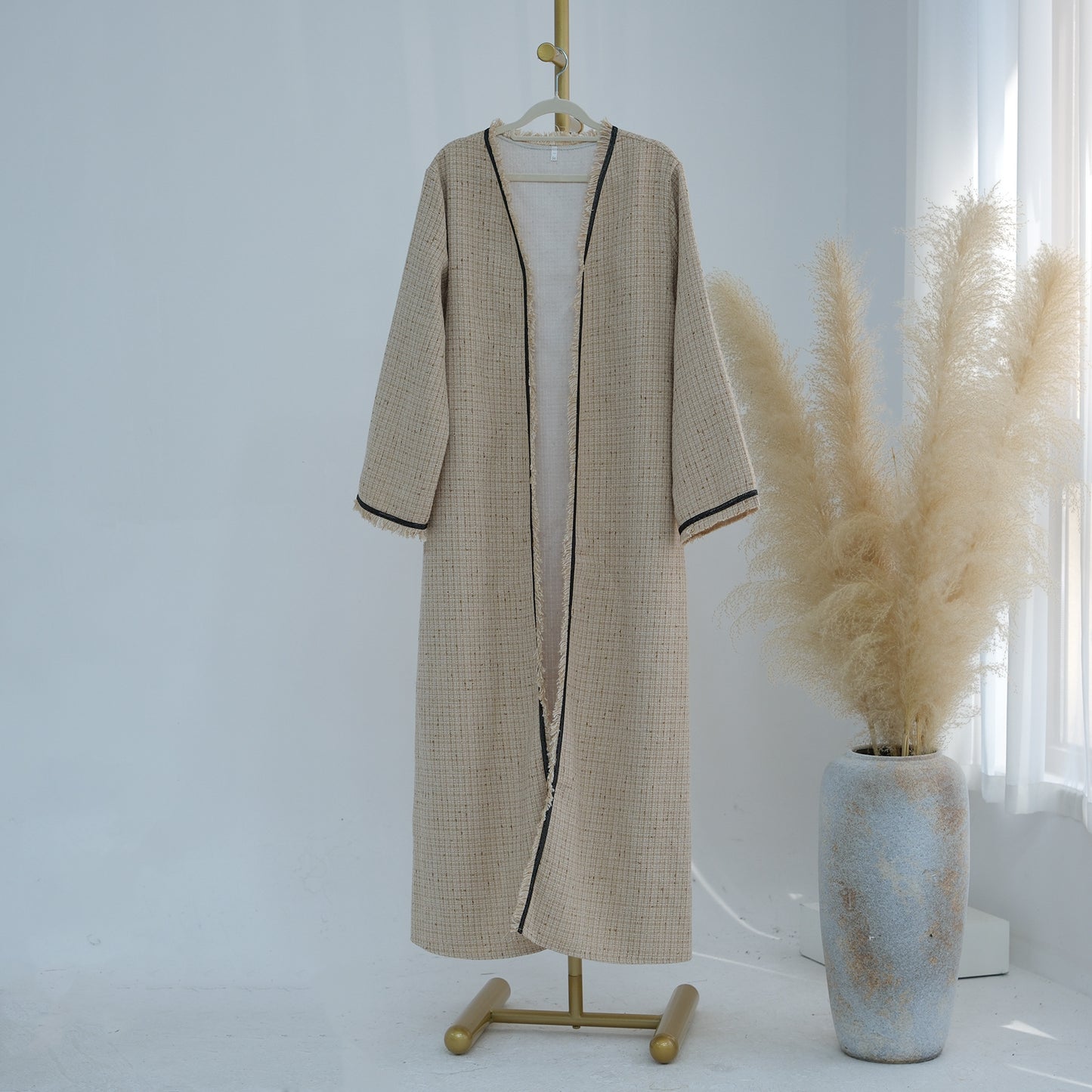Women's Padded Cardigan Robe Dress