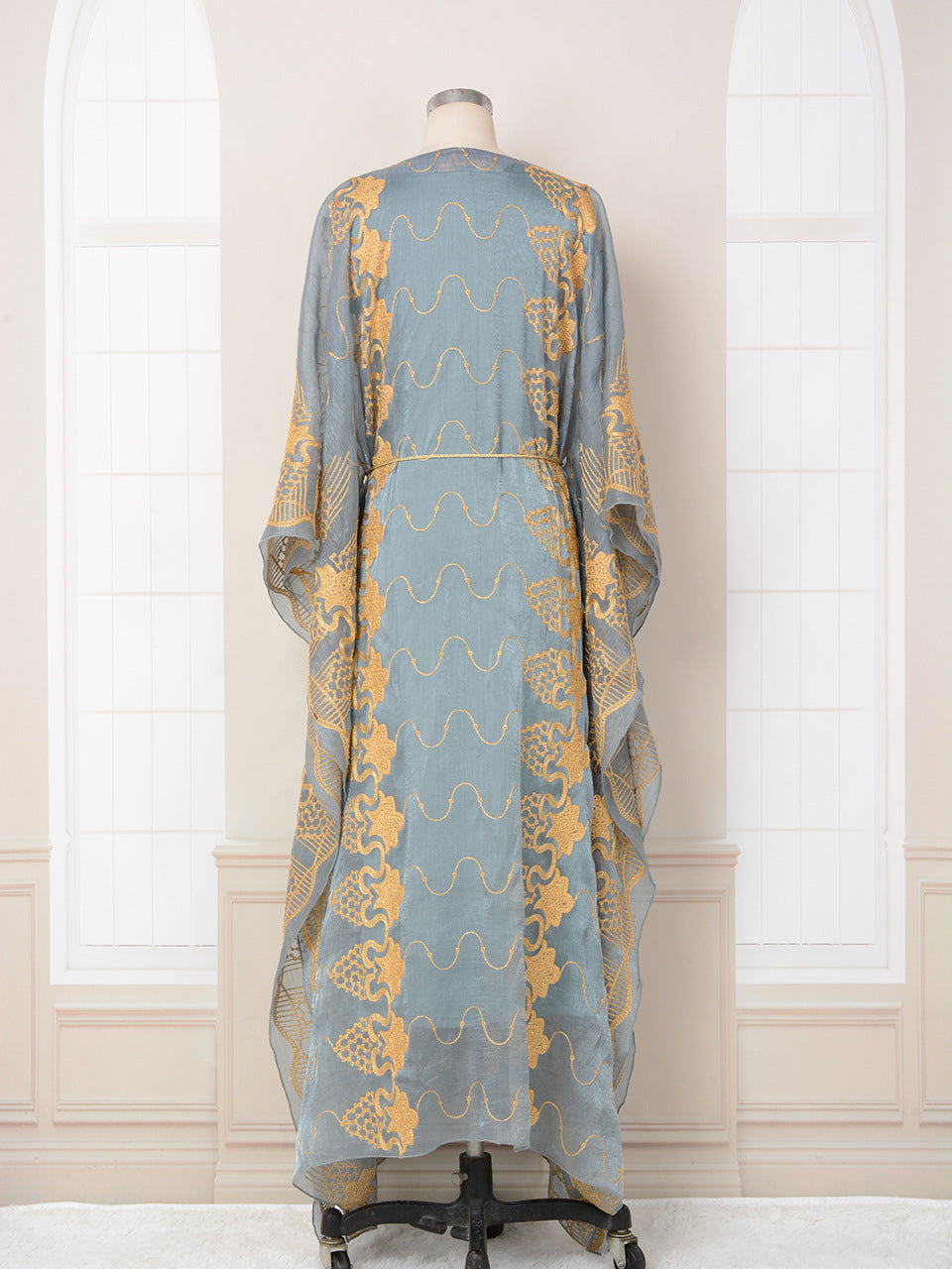 Women's Embroidered Sequin Two-piece Dress