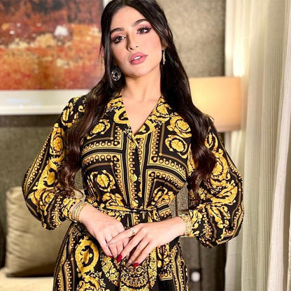 Women's Shirts and Long-sleeved Oversized Dress