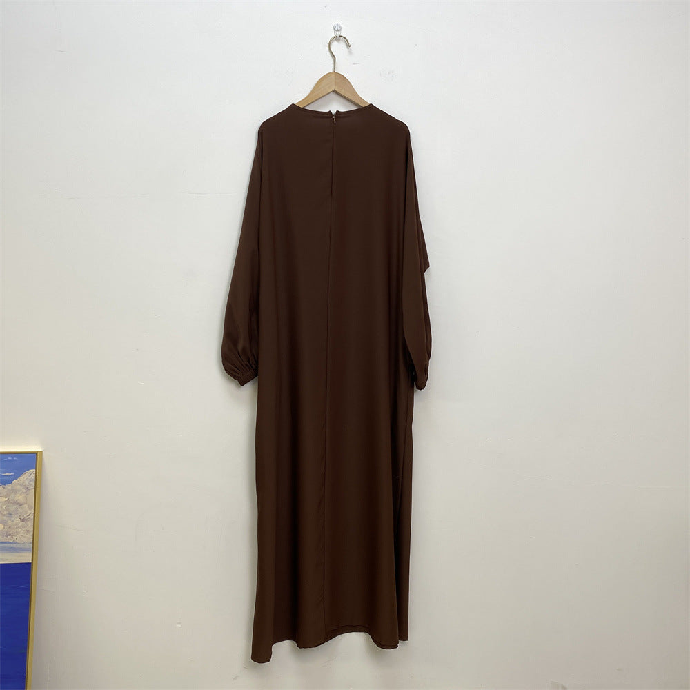 Women's Nursing Long Sleeve Slim Fit Dress