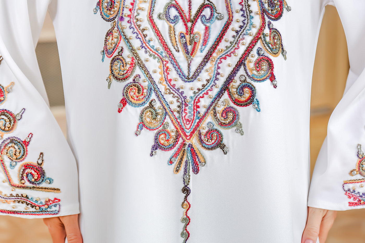 Women's Rope Embroidered Party Dress