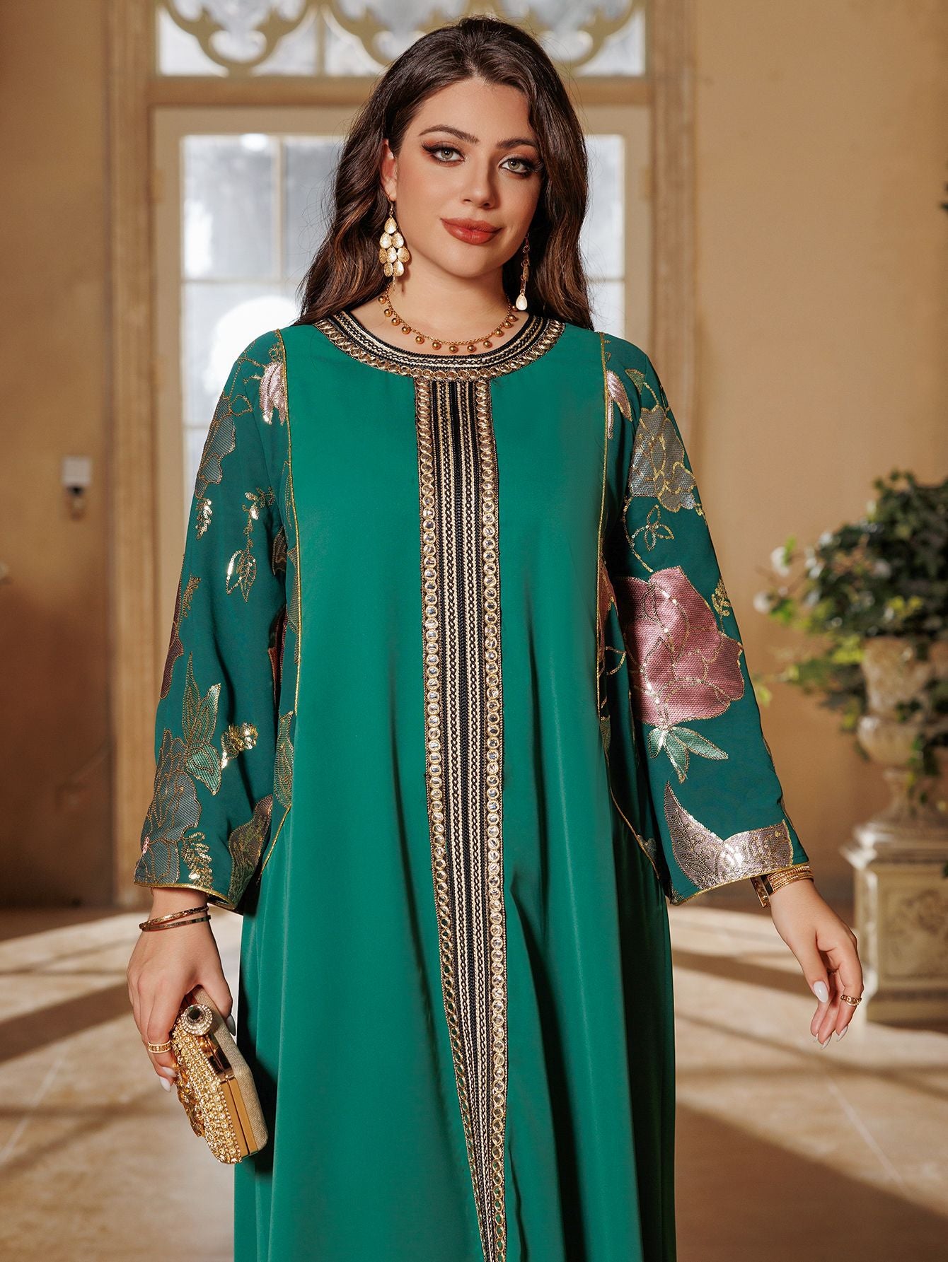 Elegant Long Sleeve Formal Dress