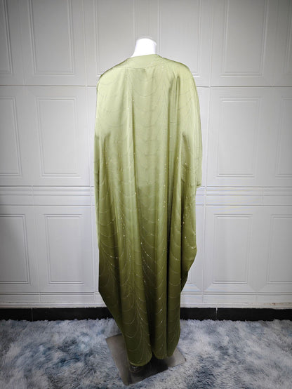 Women's Loose Hot Diamond Abaya Dress