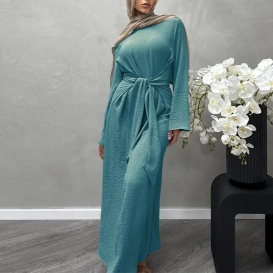 Solid-color Abaya Prayer Dress