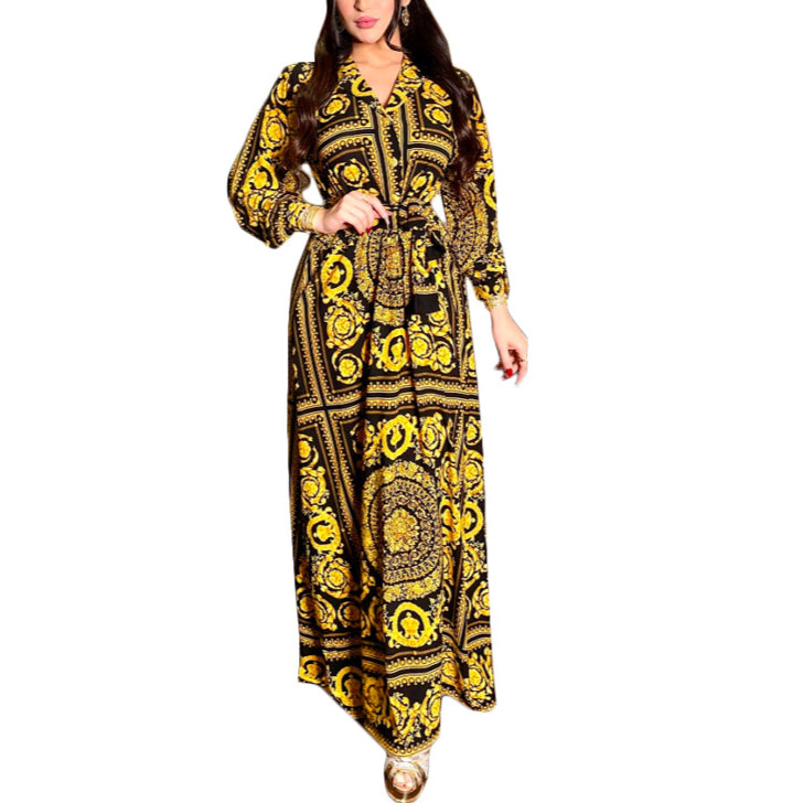 Women's Shirts and Long-sleeved Oversized Dress