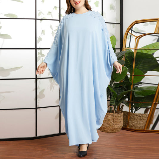 Women's Loose Batwing Sleeve Dress