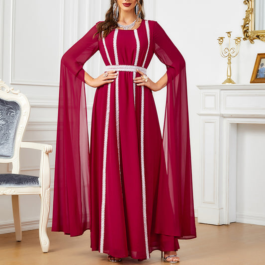 Women's Long Sleeve Muslim Evening Dress