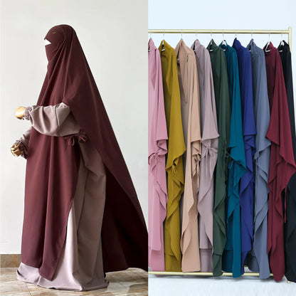 Women's Solid Color Nida Swing Hijab