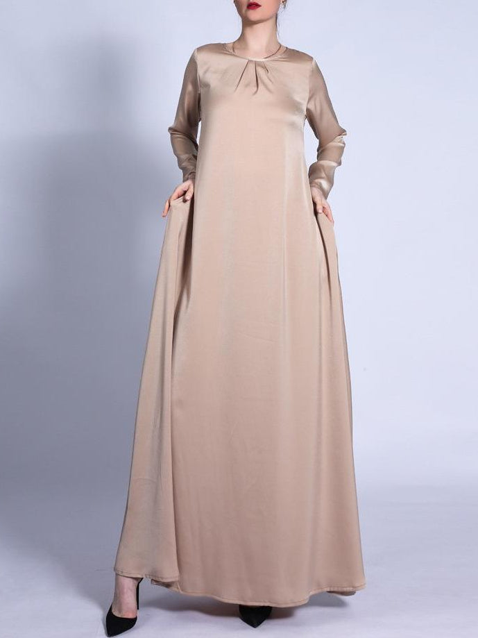 plain loose dress Perfect Sleeve Loose Plain, Breezy, Long Maxi Dress for Summer
